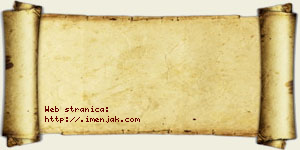 Jovanka Miloradović vizit kartica